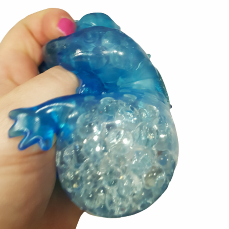 Играчка Ahelos, Жаба, За стискане, Син, +5 години