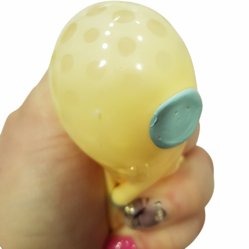 Играчка Ahelos, Еднорог, За стискане, Жълт, +5 години