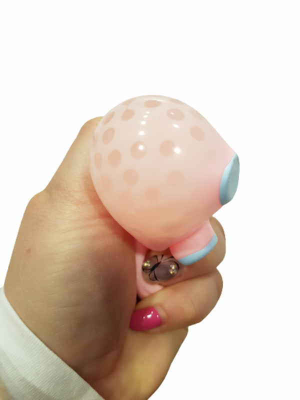 Играчка Ahelos, Еднорог, За стискане, Розово, +5 години