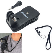 Anordsem za Go Pro Dodaci Nosač sa kopčom za rotaciju od 360 stupnjeva za GoPro Hero 11 10 9 8 7 6 5 za Xiaomi yi za SJCAM za SJ4000