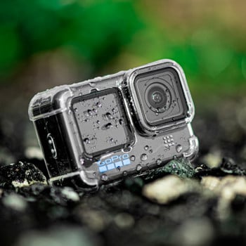 Θήκη Air Armor για GoPro Hero 11 10 9 Μαύρη Αντιπτωτική Διαφανής TPU Κάλυμμα Περιβλήματος Αντικραδασμικό Κάμερα μεμβράνη οθόνης από σκληρυμένο γυαλί