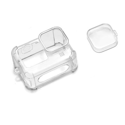 Air Armour Case for GoPro Hero 11 10 9 fekete zuhanásgátló átlátszó TPU ütésálló ház fedél kamera edzett üveg képernyőfólia