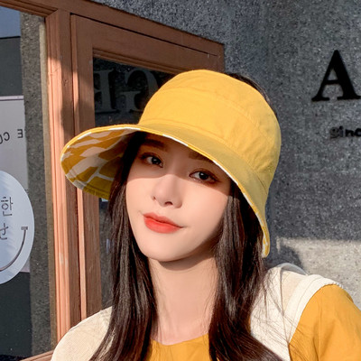 Kétoldalas napvédő sapka nagy karimájú nyári napellenző széles karimájú kalap strandkalap állítható UV védelemmel ellátott női sapka csomagolható