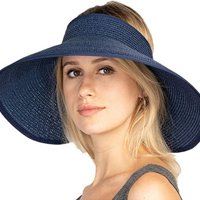 WEOOAR sklopivi ženski ljetni šeširi Slamnati šešir Štitnik za sunce Ženska kapa sa širokim obodom Muški panama šešir za plažu 2021. Bucket Chapeau MZ155