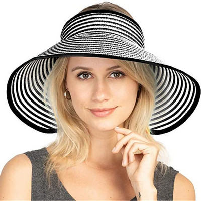 WEOOAR sklopivi ženski ljetni šeširi Slamnati šešir Štitnik za sunce Ženska kapa sa širokim obodom Muški panama šešir za plažu 2021. Bucket Chapeau MZ155