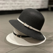 Šeširi za sunce Modni ženski ljetni panamski šešir 2022. Šešir s kantom Pojas Dekoracija Zaštita od sunca Slamnati šešir Ženski šešir za putovanje, odmor na plaži