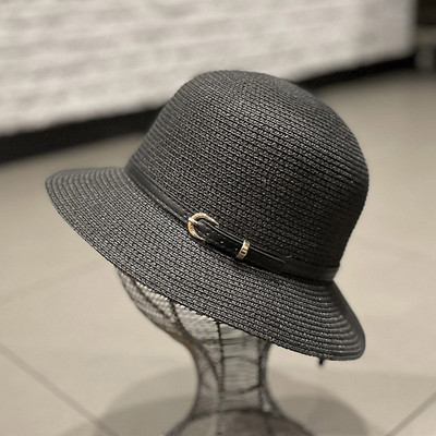 Šeširi za sunce Modni ženski ljetni panamski šešir 2022. Šešir s kantom Pojas Dekoracija Zaštita od sunca Slamnati šešir Ženski šešir za putovanje, odmor na plaži