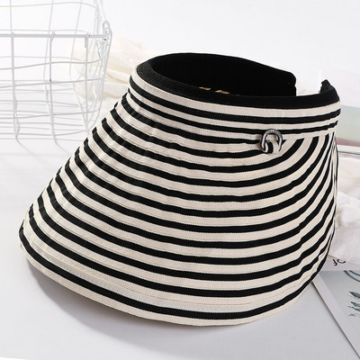 Vasarinės šiaudinės skrybėlės moterims Paplūdimio atostogų kepuraitės Karštos moteriškos tuščios viršutinės skrybėlaitės, sulankstomos didelėmis galvomis, plataus krašto skrybėlė nuo saulės