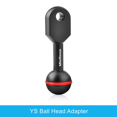 1"-es golyósfejre szerelhető meleg hideg cipőtalp adapter csatlakozó víz alatti búvárkamerához, vízálló házhoz, videó/flash/villanófény