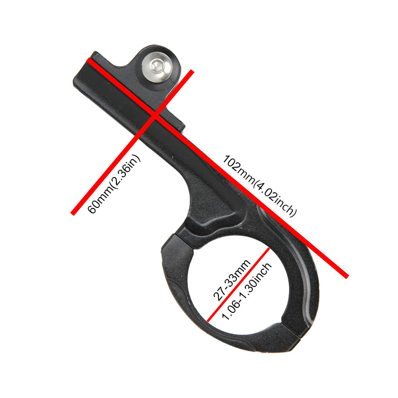 Alumínium kerékpár kormányrúd bilincstartó tartó adapter szabványos 31-31,8 mm Gopro Hero 9 8 6 7 5 4 3 Xiaomi Yi kamerához
