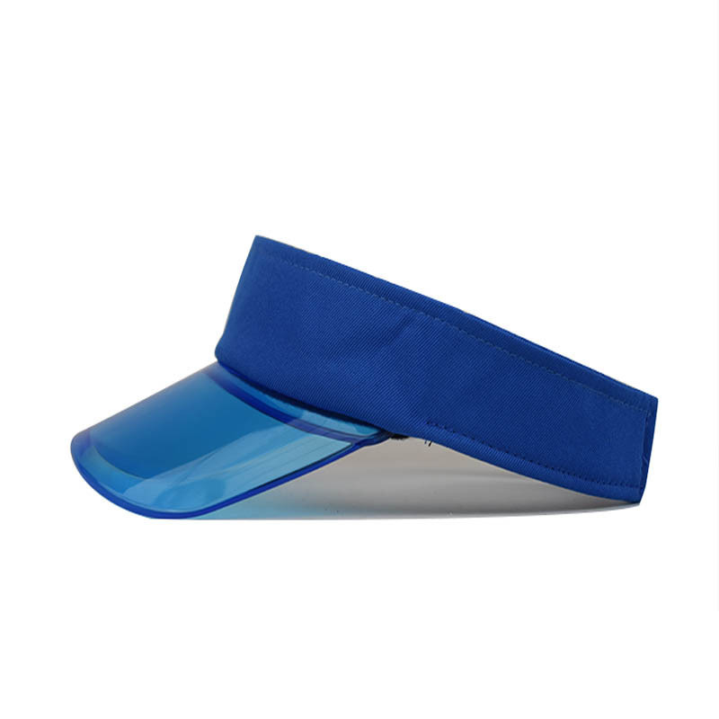 2023 Anti-UV prozirna prazna gornja ljetna kapa za sunce Plastični PVC Ženska muška modna kapa sa šilterom Kapa za suncobran za sport na otvorenom