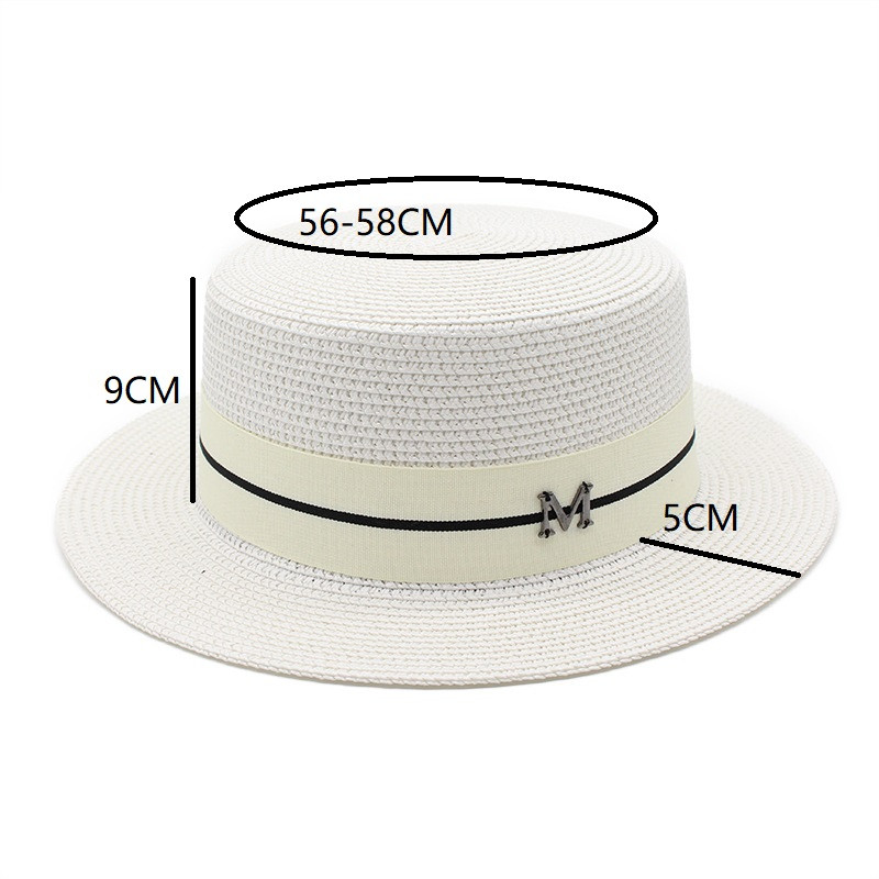 2021, vară nouă, pălării de plajă, pentru băuturi, cu boruri largi, pălărie Panama ocazională pentru femei, pălărie de soare Fedora, clasică, plată, cu fundă