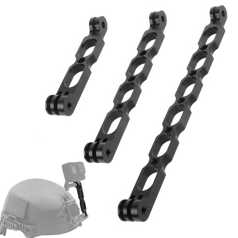 BGNingi alumiiniumsulamist pikenduskinnitusvars Gopro 10 Max Hero 8 spordikaamerate fotokaamerate pistikupesa adapteri jaoks