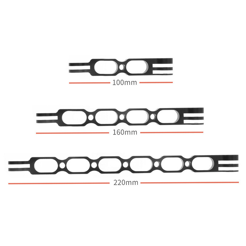 BGNingi alumiiniumsulamist pikenduskinnitusvars Gopro 10 Max Hero 8 spordikaamerate fotokaamerate pistikupesa adapteri jaoks