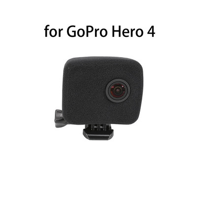 Κάλυμμα θήκης από αφρό σφουγγάρι με μείωση θορύβου παρμπρίζ για GoPro 11 10 9 8 7 5 4 Session DJI Osmo Action 3 Sports Camera Cycling