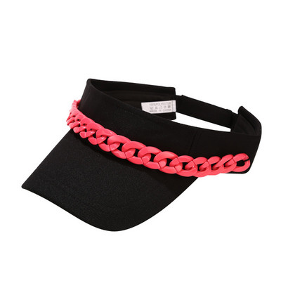 2021 új nyári napvédő sapka női gyümölcs színű átlátszó üres felső műanyag PVC napernyő sapka Napellenző sapkák kerékpár napvédő sapka