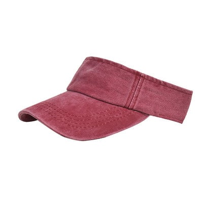 2021 új nyári napvédő sapka női gyümölcs színű átlátszó üres felső műanyag PVC napernyő sapka Napellenző sapkák kerékpár napvédő sapka