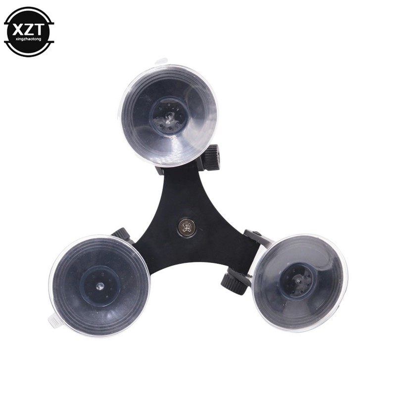 Autós tapadókorongos üvegtartó háromszög Alacsony szög + 1/4" állvány Adaptertartó Gopro hero7/6/5/2/3/3+/4 kameraszívó tartozék