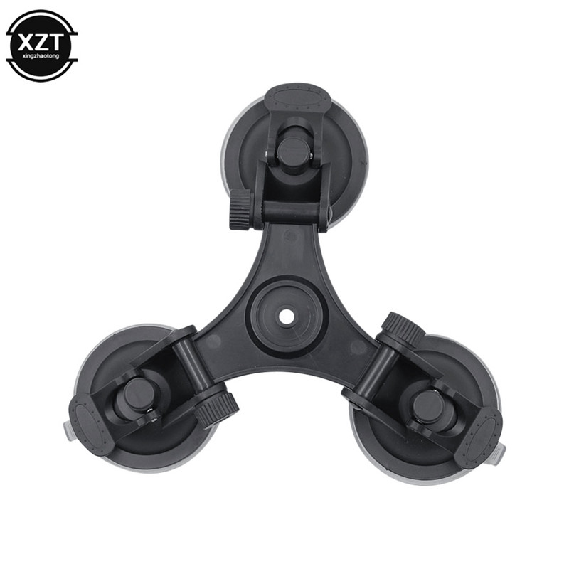 Autós tapadókorongos üvegtartó háromszög Alacsony szög + 1/4" állvány Adaptertartó Gopro hero7/6/5/2/3/3+/4 kameraszívó tartozék