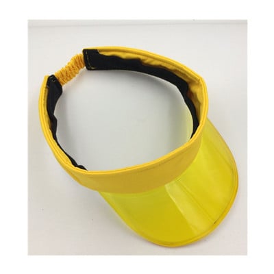 Pălării de soare cu vizor UV din plastic noi de vară Bărbați în aer liber Transparente Dealer Tenis Plajă Pălărie Protecție Snapback Capace