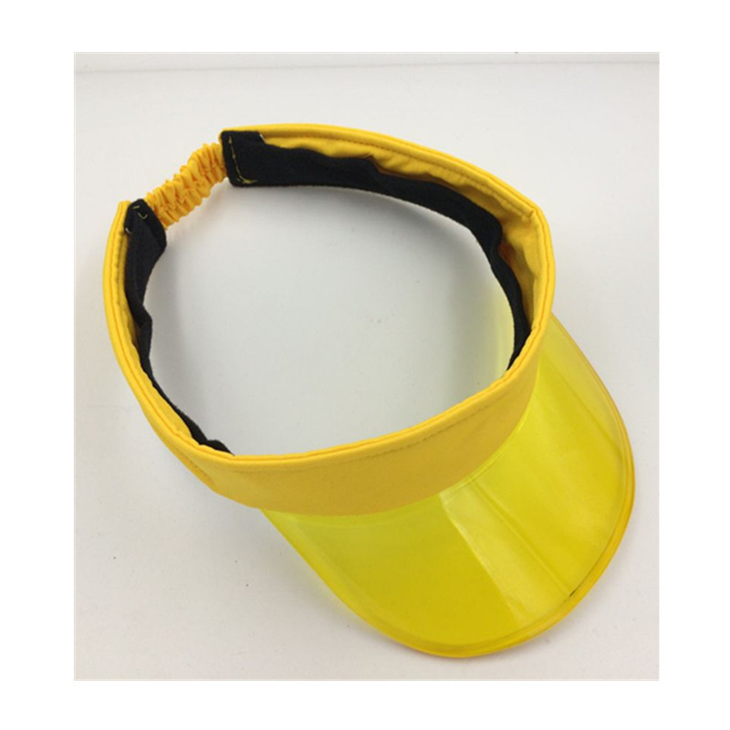 Pălării de soare cu vizor UV din plastic noi de vară Bărbați în aer liber Transparente Dealer Tenis Plajă Pălărie Protecție Snapback Capace