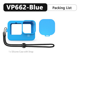 Szilikon tok GoPro Hero 11 10 9 fekete képernyővédő fólia lencsevédő fólia ház burkolat Go Pro Hero 10 9 tartozékokhoz