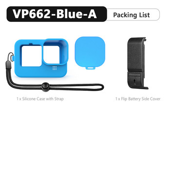 Szilikon tok GoPro Hero 11 10 9 fekete képernyővédő fólia lencsevédő fólia ház burkolat Go Pro Hero 10 9 tartozékokhoz