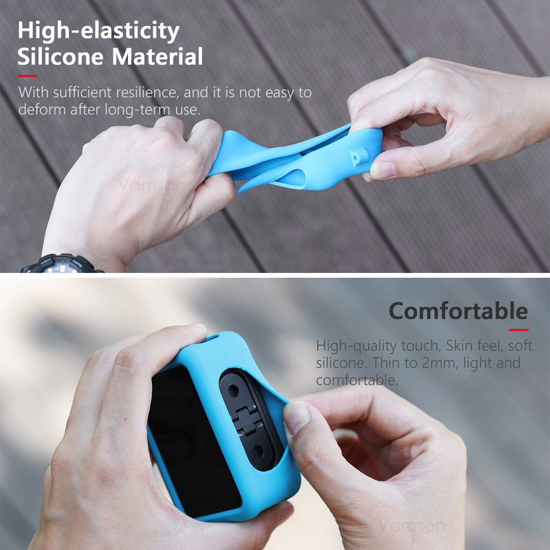 Szilikon tok GoPro Hero 11 10 9 fekete képernyővédő fólia lencsevédő fólia ház burkolat Go Pro Hero 10 9 tartozékokhoz