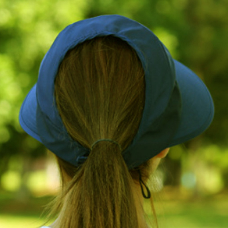 Moteriškas apsauginis kremas nuo saulės, sulankstomi lapai Pearl Flower Beach Hat MZ014