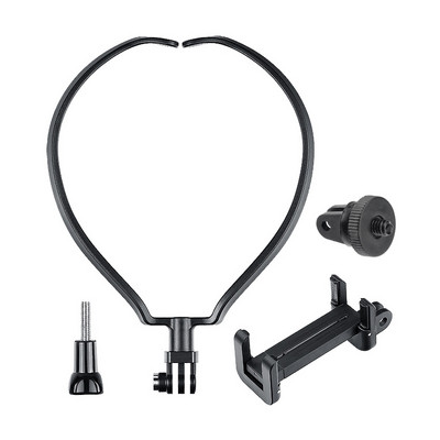 Laisvų rankų įranga „Lazy Neck“ telefono stovo laikiklis nešiojamas išmaniojo telefono laikiklis, skirtas „Xiaomi Samsung Sony“, skirtas „GoPro Xiaoyi“ fotoaparato priedai