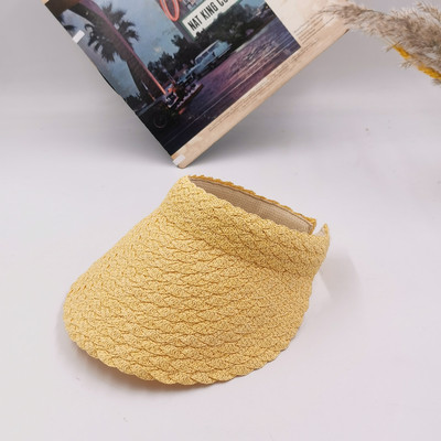 Veleprodaja ljetnih ženskih slamnatih suncobrana za ležerne izlete, moda, slobodno vrijeme, odmor na plaži, kapa sa šiltom, šeširi za sunce s upletenom pletenicom