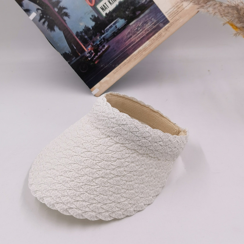 Veleprodaja ljetnih ženskih slamnatih suncobrana za ležerne izlete, moda, slobodno vrijeme, odmor na plaži, kapa sa šiltom, šeširi za sunce s upletenom pletenicom