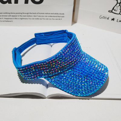 Sieviešu saules cepures Rhinestone Luxury desigenr Tukšs Top dāmu Hip Hop caps gorras Beach Vasaras cepures sievietēm chapeu feminino