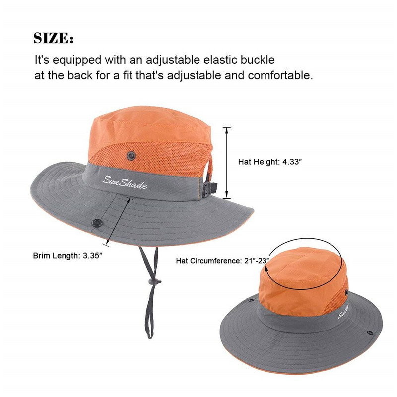 Γυναικείο καλοκαιρινό καπέλο ηλίου με σχοινί Καπέλο αλογοουρά με καπέλο με προστασία από υπεριώδη ακτινοβολία προστατευτικά καλύμματα ηλιακής ακτινοβολίας Καπέλο ηλίου με φαρδύ γείσο