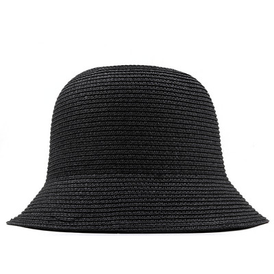 Novi djevojački slamnati ribarski šešir sa širokim obodom Floppy ljetni šeširi za žene za plažu Panama slamnati šešir Šešir s kupolom Ženski šešir u sjenilu