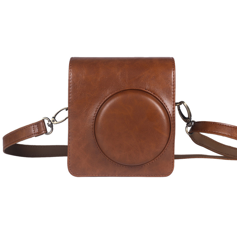 Torbica za instant fotoaparat Torba na rame PU kožna navlaka Zaštitna torbica za instant s remenom za nošenje