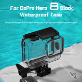 60M Vodootporno kućište za GoPro Hero 8 Black Diving Zaštitna podvodna podvodna maska za Go Pro 8 Dodaci