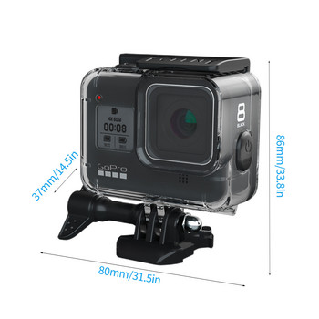 Αδιάβροχη θήκη 60M για GoPro Hero 8 Black Diving Protective Underwater Dive Cover For Go Pro 8 Accessories