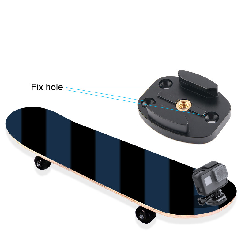 Metalinis greitai nuimamas laikiklis, skirtas GoPro Hero 7 8 9 10 11Black Session Xiaomi Yi 4K Sjcam trikojo plokštės laikiklio pagrindas, skirtas Go Pro Hero