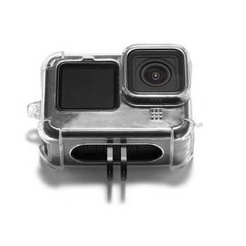 Калъф против падане Air Armor GoPro Hero 11 10 9 Черен прозрачен TPU удароустойчив капак Мек стандартен корпус Гумена силиконова обвивка