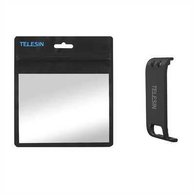 TELESIN za GoPro Hero 11 10 9 Crna akcijska kamera Zamjenjivi poklopac baterije s Type-C priključkom za punjenje Bočni poklopac koji se lako uklanja