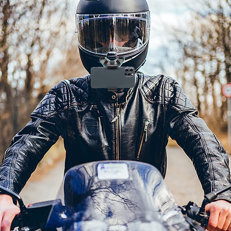 Motociklistička kaciga Držač za remen za bradu s kopčom za telefon Kompatibilan za GoPro Hero 5/6/7 Akcijska sportska kamera Držač za cijelo lice