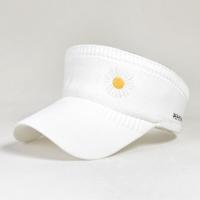 Női üres felső nyári napsapka koreai kötött széles karimájú baseballsapka kültéri sport napellenző sapka napvédő sapkák nőknek traf