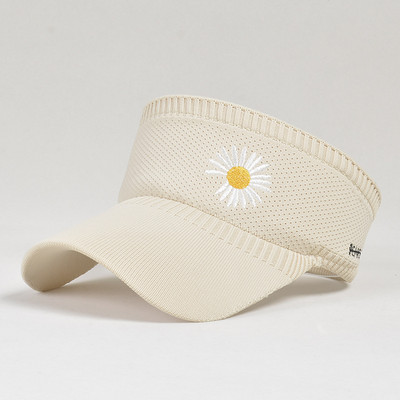 Női üres felső nyári napsapka koreai kötött széles karimájú baseballsapka kültéri sport napellenző sapka napvédő sapkák nőknek traf