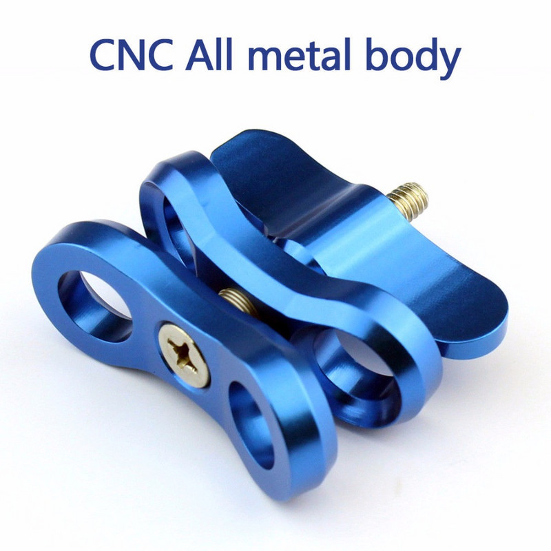 Dodatna oprema za kameru Ronilačka svjetla Lopta leptir stezaljka za držač za stezaljku Aluminij za Gopro Hero 3+/4/5 Xiaoyi Gitup SJ6000 kameru