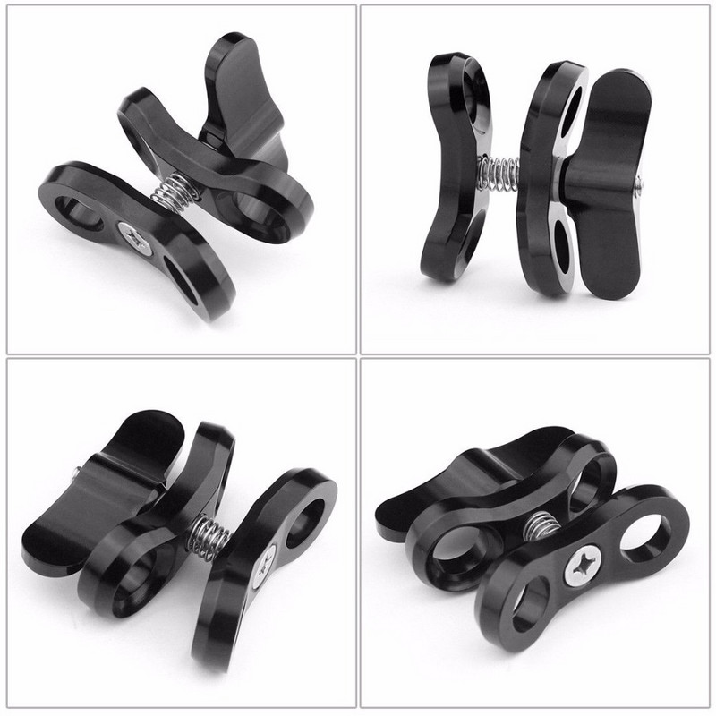 Dodatna oprema za kameru Ronilačka svjetla Lopta leptir stezaljka za držač za stezaljku Aluminij za Gopro Hero 3+/4/5 Xiaoyi Gitup SJ6000 kameru