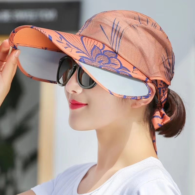 Nová letná slnečná čiapka z roku 2019, dámska čiapka s UV ochranou, slnečná čiapka, vonkajšia veľká čiapka