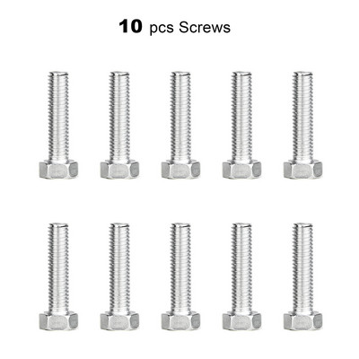 SOONSUN 10 τμχ Μπουλόνι αντίχειρα Μακριά κοντή βίδα για GoPro Hero 10 9 8 7 6 5 4 Προσαρμογέας βάσης τριπόδου για αξεσουάρ DJI YI SJCAM