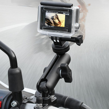 Βάση κάμερας ποδηλάτου Τιμόνι καθρέφτης Βάση βάσης ποδηλάτου Μεταλλική μοτοσικλέτα για Go Pro Hero 7 8 9 Αξεσουάρ κάμερας δράσης τηλεφώνου