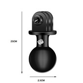 1 inčni mini tronožac s kuglastom glavom Adapter baze za GoPro rotaciju od 360 stupnjeva s kuglastom glavom za kameru Stativ za stativ za nosače motocikla